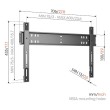 Vogels TVM 5705 ELITE fiksni nosač XL TV 40"-110", 100 kg, 1.3 cm