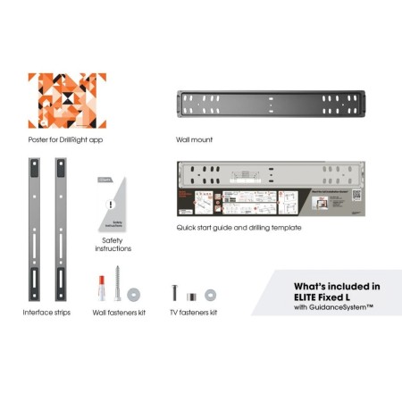 Vogels TVM 5705 ELITE fiksni nosač XL TV 40"-110", 100 kg, 1.3 cm
