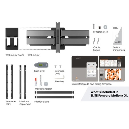 Vogels TVM 5855 ELITE Forward Motion TV 55"-100", 75 kg, 120°