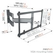 Vogels TVM 5845 ELITE full-motion nosač TV 55"-100", 55 kg Vogels TVM 5845 ELITE full-motion nosač TV 55"-100", 55 kg