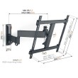 Vogels TVM 3443 full-motion+ nosač TV 32"-65", 25 kg, 180°