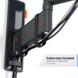 Vogels TVM 3443 full-motion+ nosač TV 32"-65", 25 kg, 180°