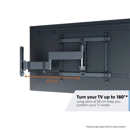 Vogels TVM 3443 full-motion+ nosač TV 32"-65", 25 kg, 180°