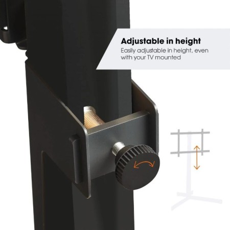 Vogels TVS 3690 podni stalak za TV 40"-77" crni, 50 kg
