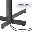 Vogels TVS 3690 podni stalak za TV 40"-77" crni, 50 kg