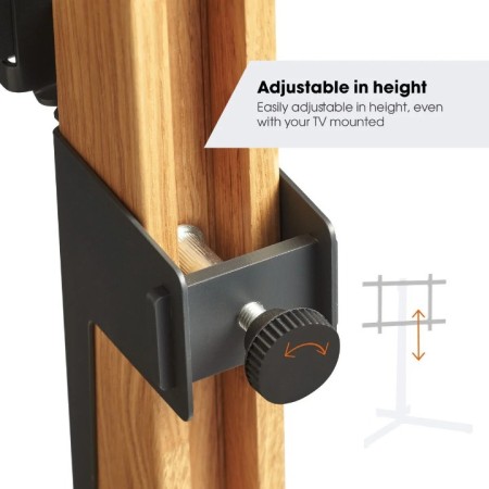 Vogels TVS 3695 podni stalak TV 40"-77", 50 kg, hrast/bijela Vogels TVS 3695 podni stalak TV 40"-77", 50 kg, hrast/bijela