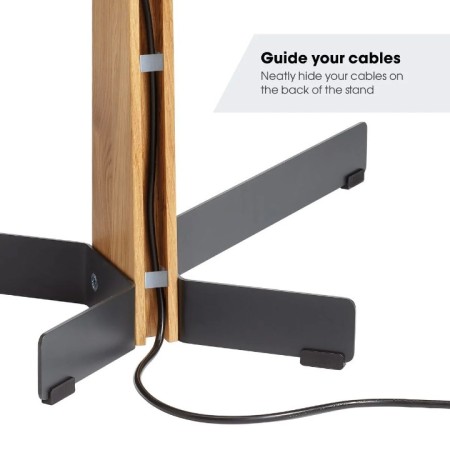 Vogels TVS 3695 podni stalak TV 40"-77", 50 kg, hrast/bijela Vogels TVS 3695 podni stalak TV 40"-77", 50 kg, hrast/bijela