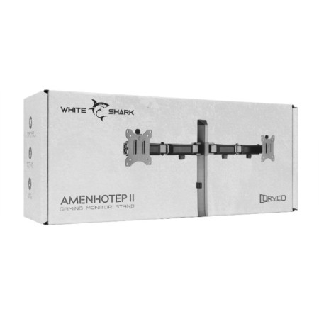 Stolni nosač za 2 monitora 17-32 inča, dual monitor stalak, White Shark GMS-3205 Amenhotep II