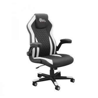 Gaming stolica crno-bijela, White Shark Dervish
