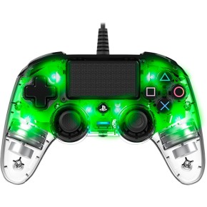 Nacon PS4 žičani kontroler, Transparent zeleni