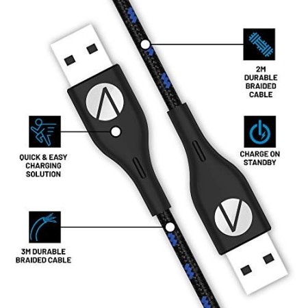 Stealth C20-V magnetski kabel za punjenje PS5 kontrolera, 2 x 3 m Stealth C20-V magnetski kabel za punjenje PS5 kontrolera, 2 x 3 m