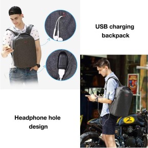 Tigernu Crater 16" sivi laptop ruksak, anti-theft + TSA