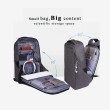 Tigernu Crater 16" sivi laptop ruksak, anti-theft + TSA Tigernu Crater 16" sivi laptop ruksak, anti-theft + TSA