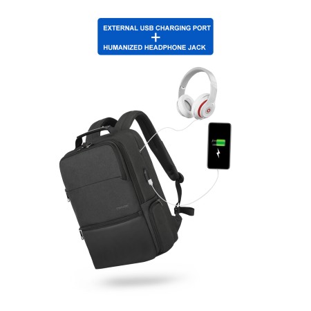 Tigernu T-B3905 19" crni anti-theft XL ruksak, 39L Tigernu T-B3905 19" crni anti-theft XL ruksak, 39L