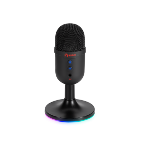 Marvo MIC-06 stolni gaming mikrofon RGB, crni