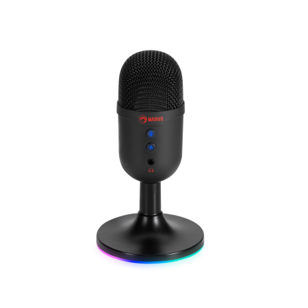 Marvo MIC-06 stolni gaming mikrofon RGB, crni Marvo MIC-06 stolni gaming mikrofon RGB, crni