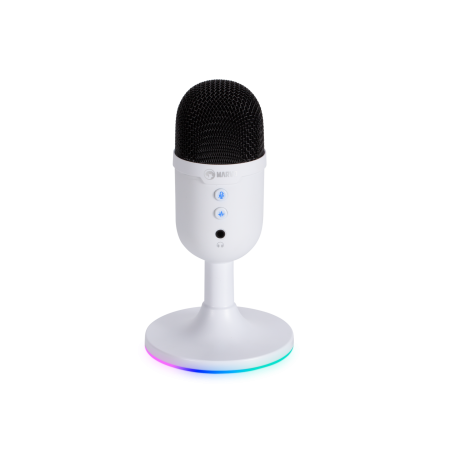 Marvo MIC-06 stolni gaming mikrofon RGB, bijeli