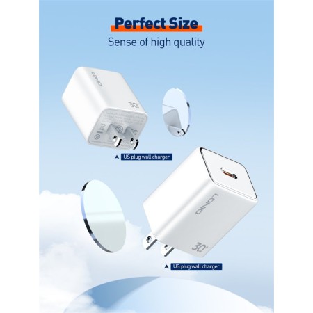 LDNIO A1508C zidni punjač 30W