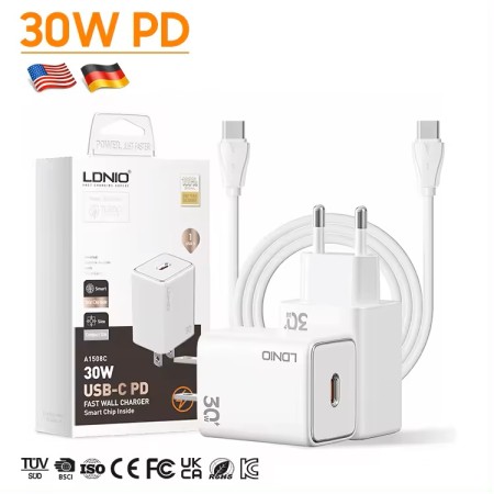LDNIO A1508C zidni punjač 30W