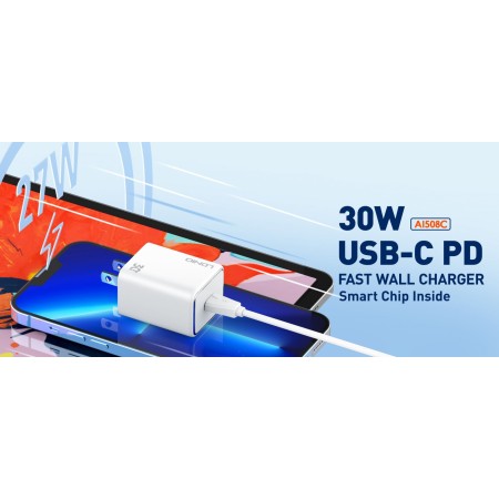 LDNIO A1508C zidni punjač 30W