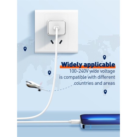 LDNIO A1508C zidni punjač 30W