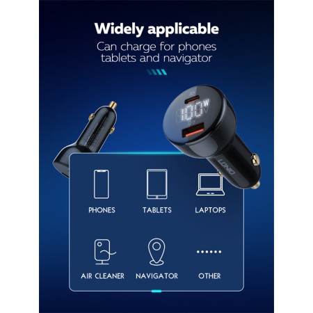 LDNIO C101 auto punjač 100W, USB-A + USB-C LDNIO C101 auto punjač 100W, USB-A + USB-C