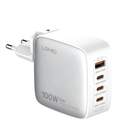 LDNIO Q408 zidni punjač 4 ulaza 100W