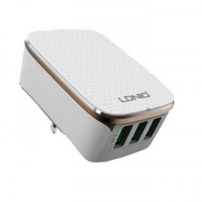LDNIO A3304 zidni punjač 3× USB 17W