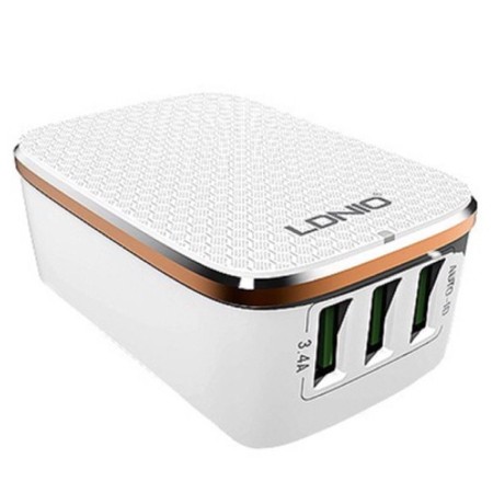 LDNIO A3304 zidni punjač 3× USB 17W LDNIO A3304 zidni punjač 3× USB 17W