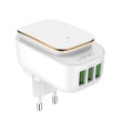 LDNIO A3305 zidni punjač 3× USB 3.4A s micro USB kablom LDNIO A3305 zidni punjač 3× USB 3.4A s micro USB kablom