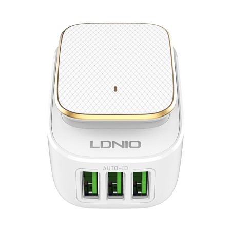 LDNIO A3305 zidni punjač 3× USB 3.4A s micro USB kablom LDNIO A3305 zidni punjač 3× USB 3.4A s micro USB kablom