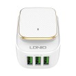 LDNIO A3305 zidni punjač 3× USB 3.4A s Lightning kablom LDNIO A3305 zidni punjač 3× USB 3.4A s Lightning kablom