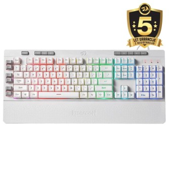 Redragon Shiva K512 RGB gaming tipkovnica, bijela, US raspored