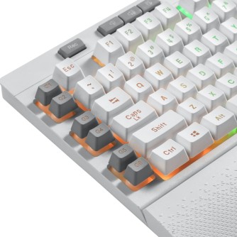 Redragon Shiva K512 RGB gaming tipkovnica, bijela, US raspored