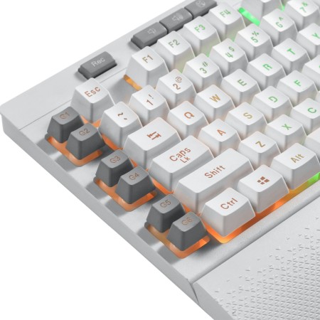 Redragon Shiva K512 RGB gaming tipkovnica, bijela, US raspored