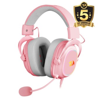 Redragon Zeus X gaming slušalice 7.1, 53 mm, ružičaste