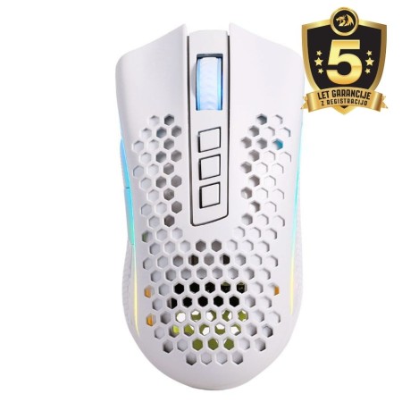 REDRAGON Storm Pro M808 bijeli bežični gaming miš