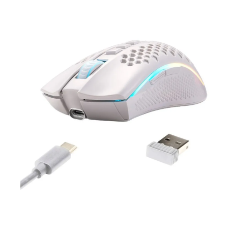 REDRAGON Storm Pro M808 bijeli bežični gaming miš