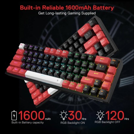 REDRAGON Castor K631 RGB Pro bežična mehanička tipkovnica