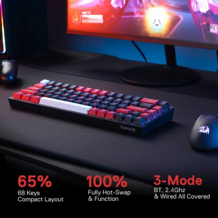 REDRAGON Castor K631 RGB Pro bežična mehanička tipkovnica
