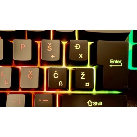REDRAGON Shiva K512 SLO/CRO gaming tipkovnica s makroima REDRAGON Shiva K512 SLO/CRO gaming tipkovnica s makroima