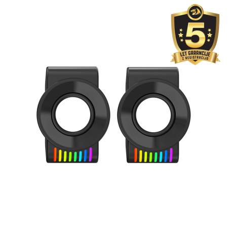 Redragon KAGE GS514 stolni 2.0 RGB zvučnici, crni Redragon KAGE GS514 stolni 2.0 RGB zvučnici, crni