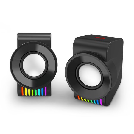 Redragon KAGE GS514 stolni 2.0 RGB zvučnici, crni Redragon KAGE GS514 stolni 2.0 RGB zvučnici, crni