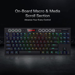 REDRAGON Horus TKL Pro K621 low-profile bežična tipkovnica