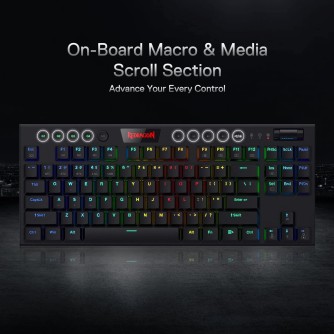REDRAGON Horus TKL Pro K621 low-profile bežična tipkovnica