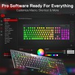 REDRAGON Horus Pro K618 full-size bežična tipkovnica RGB REDRAGON Horus Pro K618 full-size bežična tipkovnica RGB