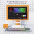 REDRAGON Azure K652 RGB Pro low-profile bežična tipkovnica REDRAGON Azure K652 RGB Pro low-profile bežična tipkovnica