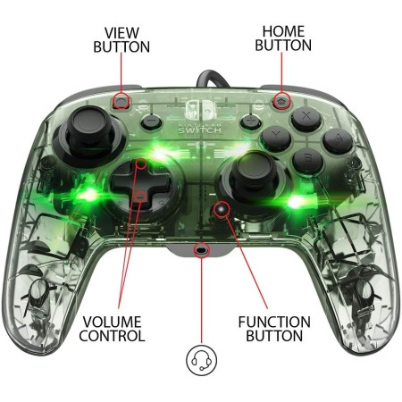 PDP Afterglow žičani kontroler Switch, Transparent PDP Afterglow žičani kontroler Switch, Transparent