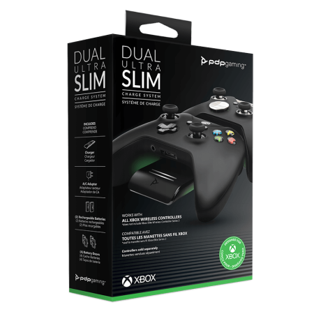 PDP Dual Ultra Slim punjač za dva Xbox kontrolera, Series X|S i One PDP Dual Ultra Slim punjač za dva Xbox kontrolera, Series X|S i One