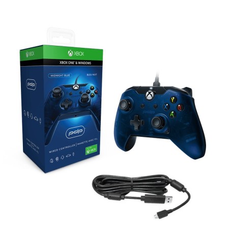 PDP žičani kontroler za Xbox Series X|S, Xbox One i PC, plavi PDP žičani kontroler za Xbox Series X|S, Xbox One i PC, plavi